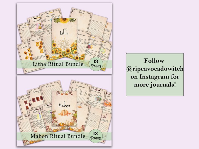 Lammas Book of Shadows Bundle - Vintage