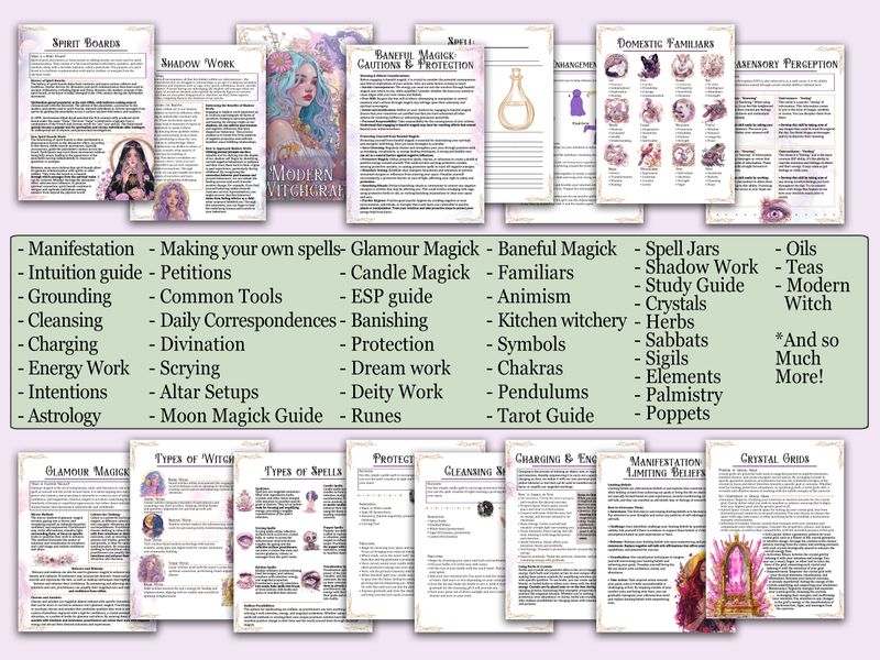 My First Grimoire | Complete Digital Book of Shadows - 2nd Edition