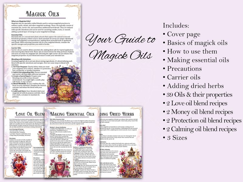 Magick Oils Guide