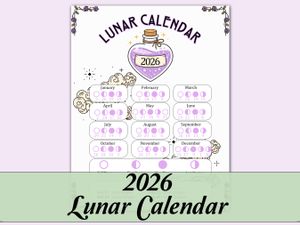 2026 Lunar Calendar - Spell Jar
