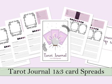 Daily Tarot Journal | Printable | Book of Shadows Insert