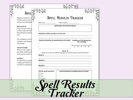 Spell Results Tracker