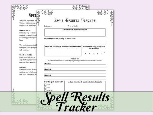 Spell Results Tracker