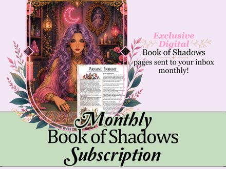 Monthly Digital Book of Shadows Subscription