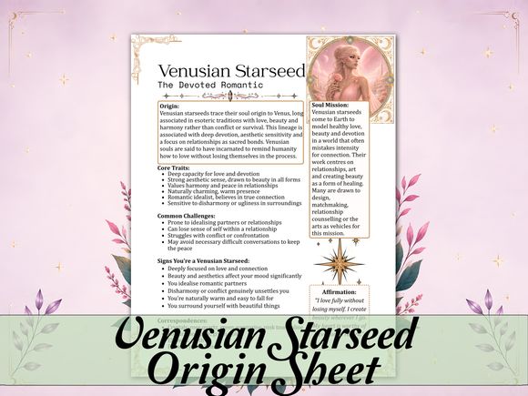 Venusian Starseed Origin