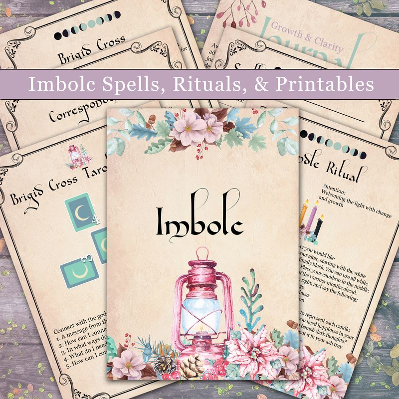 Imbolc Book of Shadows Bundle - Vintage