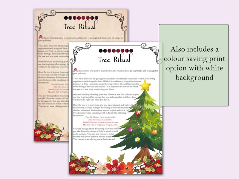 Yule Book of Shadows Bundle - Vintage