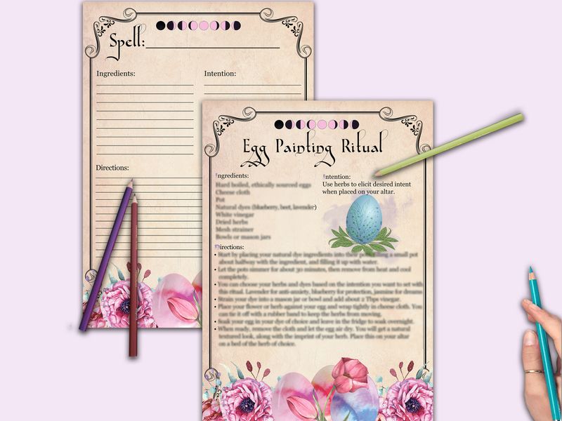 Ostara Book of Shadows Bundle - Vintage