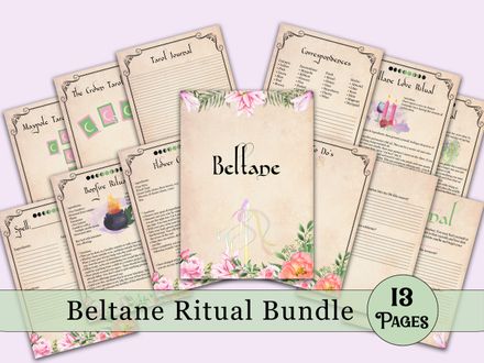 Beltane Book of Shadows Bundle - Vintage