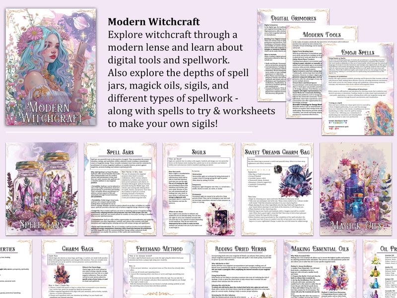 My First Grimoire | Complete Digital Book of Shadows - 2nd Edition