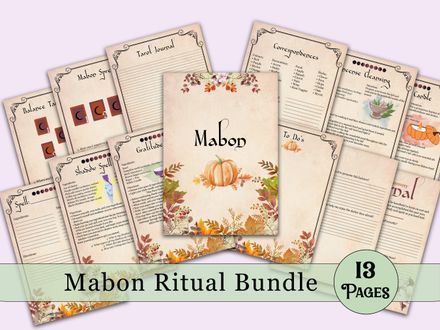 Mabon Book of Shadows Bundle - Vintage