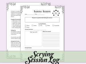 Scrying Session Log