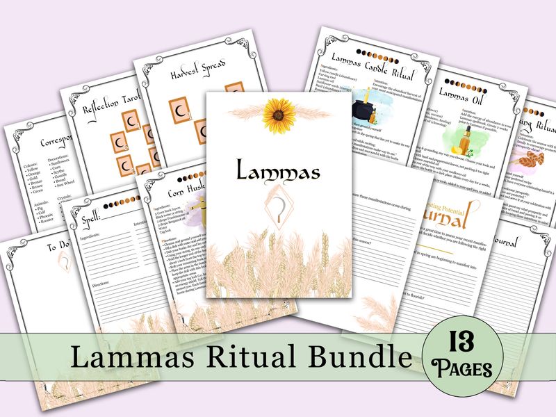 Lammas Book of Shadows Bundle