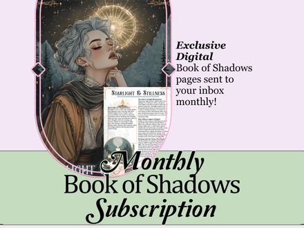 Monthly Digital Book of Shadows Subscription