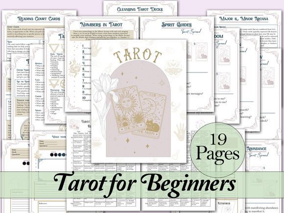 Tarot For Beginners Guide &amp; Cheat Sheet