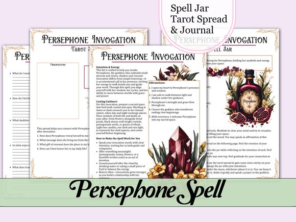 Persephone Spell Kit