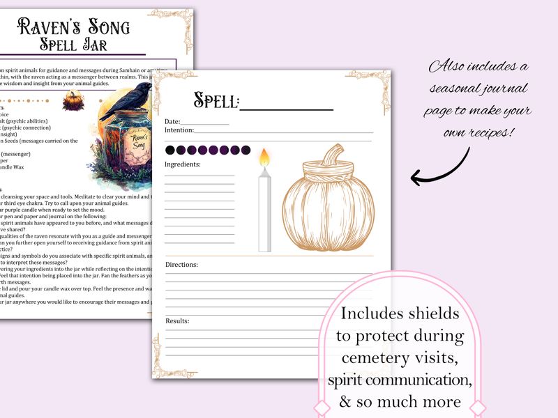 Samhain Spell Jar Recipe Bundle