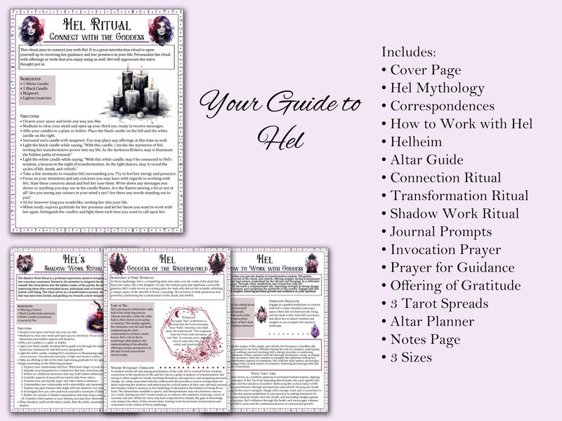 Hel Book of Shadows Bundle
