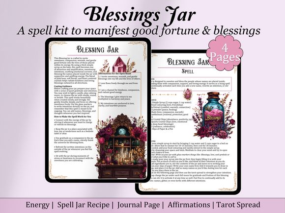 Blessings Jar Spell Kit