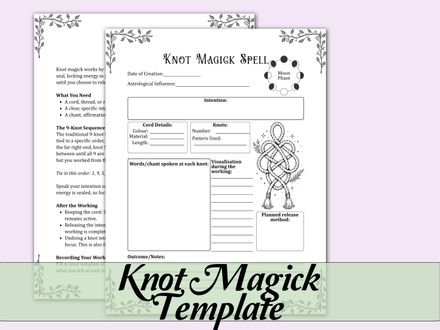 Knot Magick Template