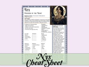 Nyx Cheat Sheet