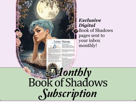 Monthly Digital Book of Shadows Subscription