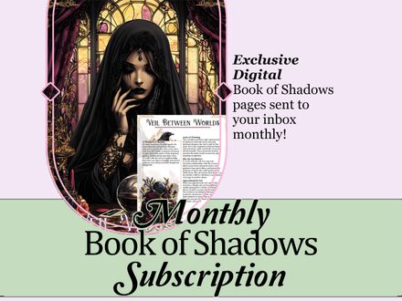 Monthly Digital Book of Shadows Subscription