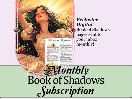 Monthly Digital Book of Shadows Subscription