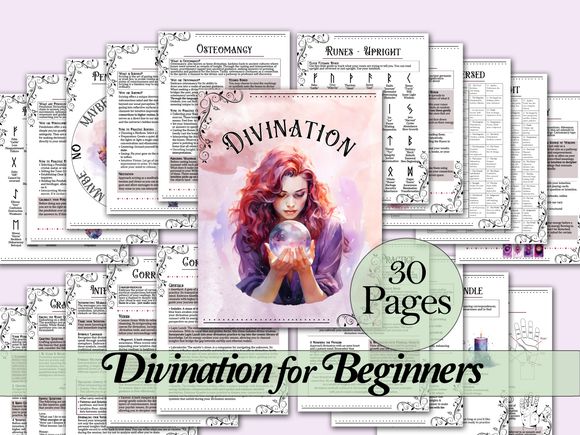 Divination Bundle Book of Shadows Pages