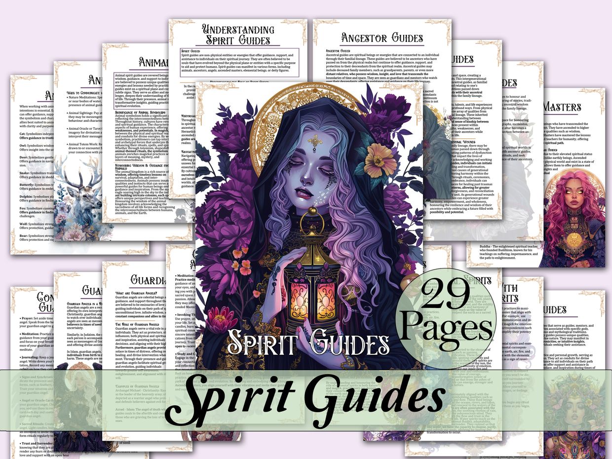 Spirit Guide Examples Spirit Guides