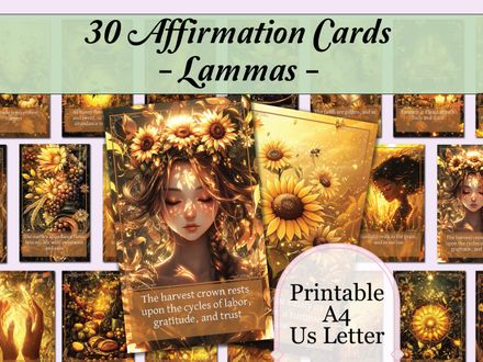 Lammas Affirmation Cards