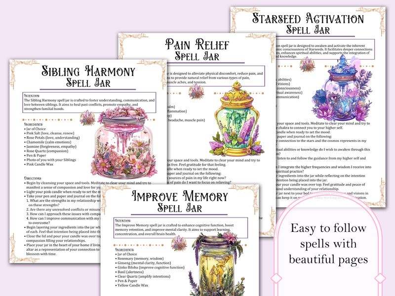 Spell Jar Recipe Bundle 3