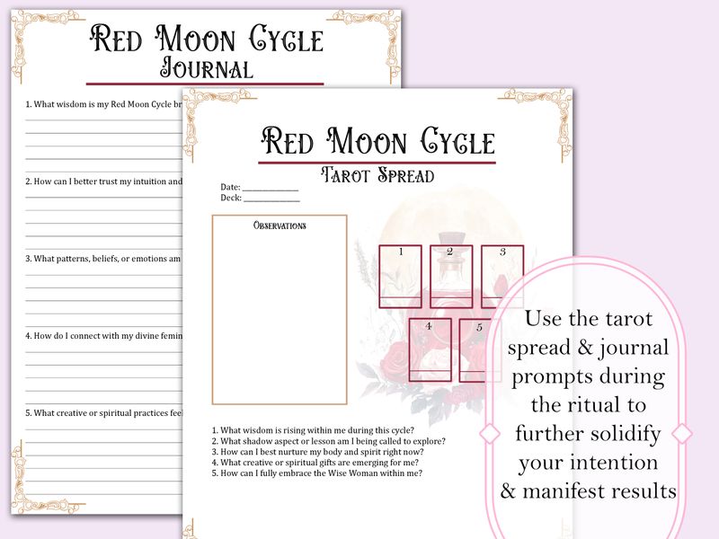 Red Moon Cycle Spell Kit
