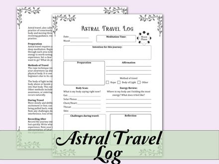 Astral Projection Log