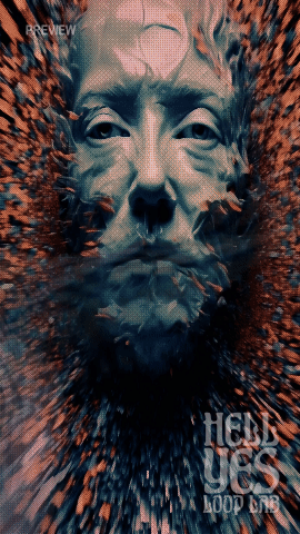 Loop #061 – Digital Face Metamorphosis