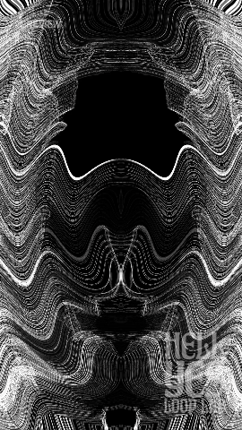 Loop #146 – White Scratches on Black Background in the Middle of the Club