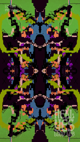 Psychedelic Spotify Canvas Loop – Breakcore Artifacts (8s 9:16)