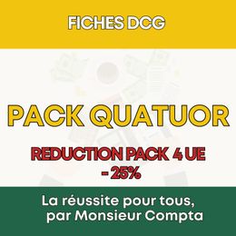 Fiches DCG – Pack 4 UE (-25%)