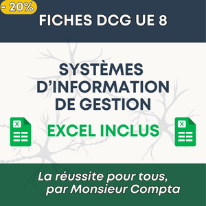 FICHE DCG - UE 8 + Excel - Système d'information de gestion