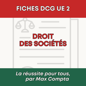 FICHE DCG - UE 2 - Droit des sociétés