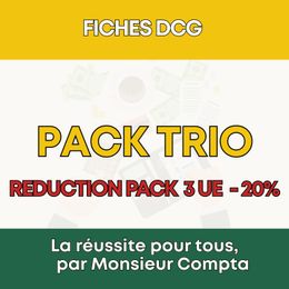 Fiches DCG – Pack Trio (-20%)