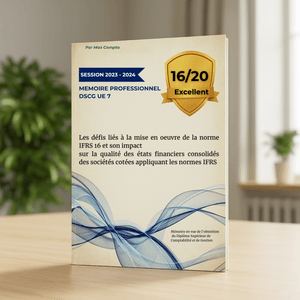 Mémoire DSCG UE 7 - 16/20 - IFRS 16 - Les contrats de location