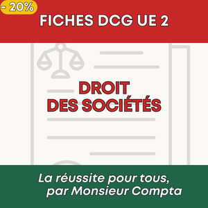 FICHE DCG - UE 2 - Droit des sociétés
