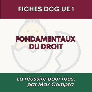 FICHE DCG - UE 1 - Fondamentaux du droit