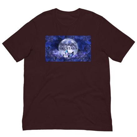 Men's Rockin' Crystals T-Shirt (White and More Colors) - Blue Logo