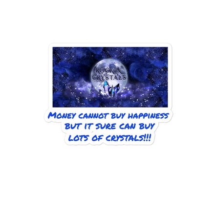 Money Cannot Buy Happiness Sticker