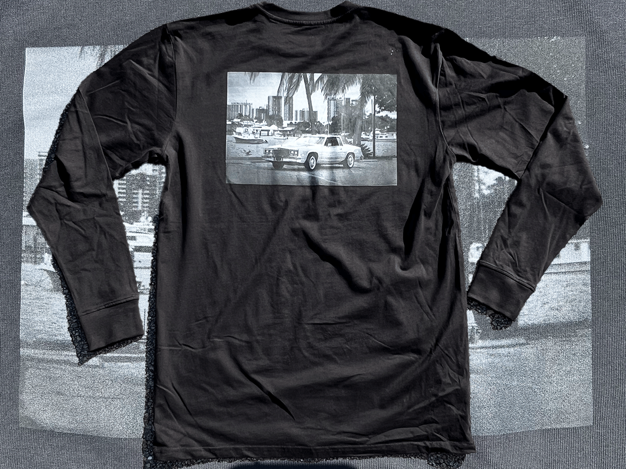 Long Sleeve Heavy Tee &quot;Caddy Daddy&quot;  Graphic on The Back