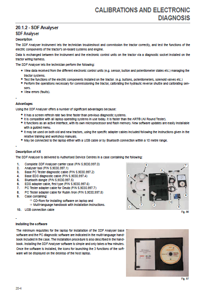 Deutz-Fahr Agroplus 310 Ecoline workshop manual (sn. ZKDT0102W0TD10001  - .....)