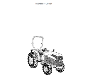 Kubota L5040 DT parts catalog 