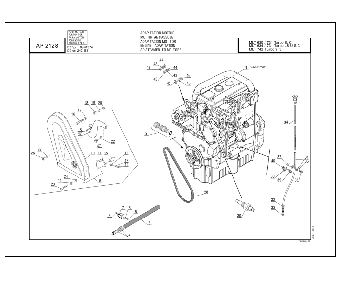 Manitou MLT731 SerieC E2 parts catalog